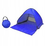 Tente de camping familiale upf 50 bleu