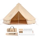 Tente de camping - vevor - 4 saisons 7 m 50 kg tente de camping familiale capacit jusqu' 12 personnes ...