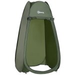 Tente de douche pliable pop - up automatique instantan�e cabinet de changement camping polyester vert ...