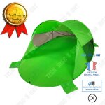 Tente de plage anti uv pop up 240 cm x 140 cm x 90 cm vert + 1 sac de transport Tente de plage anti uv pop up 240 cm x 140 cm x 90 cm vert + 1 sac de transport