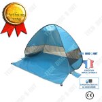 Tente de plage escamotable protection uv 4 ou 5 personnes tente de plage portable extrieure auvent automatiqu ...