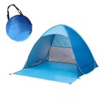 Tente de plage pliante pour 2 a 3 personnes, abri d'extrieur anti - uv, auvent de pche, pare - soleil ...