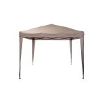 Tente pliante - fe7000400 - 3x3m - couleur taupe - montage manuel - usage occasionnel