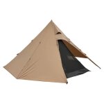 Tente tipi chaude pour 4 personnes - duoku - tente d'hiver portable avec ouverture pour po�le et maille ...
