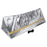 Tente d'urgence réutilisable et pliable, légère, film en aluminium pet, couverture thermique, abri de ... Tente d'urgence réutilisable et pliable, légère, film en aluminium pet, couverture thermique, abri de ...