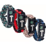 Teppc - bracelets de survie en paracorde, bracelet paracorde survie pour homme femme, 5 in 1 allume - ...