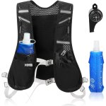 Teppc - sac hydratation running, réglable gilet hydratation avec 1 soft flask 500 ml et un sifflet de ... Teppc - sac hydratation running, réglable gilet hydratation avec 1 soft flask 500 ml et un sifflet de ...