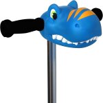 Tte de dinosaure pour trottinette enfant - accessoire pour trottinette 2 ou 3 roues - dino bleu - dcoration ...