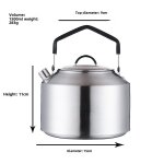 Thire portable en acier inoxydable 304 pour pique - nique et camping avec plaque a ribes pliable utilisation ...