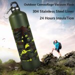 Thermos efficace en acier inoxydable 304, flacon thermique de grande capacit, tasse sous vide, pour ...