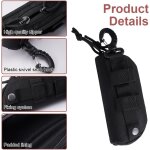 Tianyi - 1 pices etui a lunettes tactique sac, 17 x 6. 98 x 6cm etui a lunettes tactique avec boucle, ...