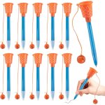 Tianyi - 12 pcs stylos de basketball, 0, 7mm noir cartoon stylo a bille, 14 cm enfants basketball noire ...