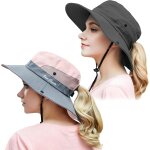 Tianyi - lot de 2 chapeaux de soleil d'été a large bord pour femme - protection uv - chapeau de pêche ... Tianyi - lot de 2 chapeaux de soleil d'été a large bord pour femme - protection uv - chapeau de pêche ...