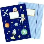 Tianyi - 2 chemises d'écolier de haute qualité pour enfants din a4 motif astronaute - chemise de courrier ... Tianyi - 2 chemises d'écolier de haute qualité pour enfants din a4 motif astronaute - chemise de courrier ...
