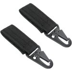 Tianyi - 2 pièces ceinture a suspendre mousqueton, boucle tactique, mousqueton tactique noir, boucle ... Tianyi - 2 pièces ceinture a suspendre mousqueton, boucle tactique, mousqueton tactique noir, boucle ...