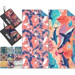 Tianyi - lot de 2 serviettes de plage lgres en microfibre 180 x 80 cm, grande taille, sans sable, schage ...