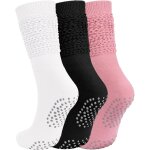 Tianyi - 3 paires de chaussettes de pilates, chaussettes de yoga, chaussettes froissées, chaussettes ... Tianyi - 3 paires de chaussettes de pilates, chaussettes de yoga, chaussettes froissées, chaussettes ...