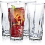 Tianyi - lot de 4 verres empilables en plastique polycarbonate de 385 ml, passent au lave - vaisselle, ...