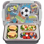 Tianyi - boîte a bento en acier inoxydable pour enfants, 710 ml, sans bpa, anti - fuite, avec 3 compartiments, ... Tianyi - boîte a bento en acier inoxydable pour enfants, 710 ml, sans bpa, anti - fuite, avec 3 compartiments, ...