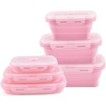 Tianyi - bol de camping avec couvercle, 3 pièces récipients portable pliables en silicone, récipient ... Tianyi - bol de camping avec couvercle, 3 pièces récipients portable pliables en silicone, récipient ...