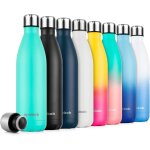 Tianyi - bouteille isotherme 500ml 750ml - gourde isotherme - 24h froid et 12h chaud - etanche, sans ...