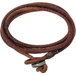 Tianyi - bracelet en cuir a enrouler pour hommes surf patrol australia - entirement rglable - marron, ...