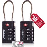 Tianyi - cadenas cable tsa pour valise. cadenas code 4 chiffres antivol pour bagages casier rangement ... Tianyi - cadenas cable tsa pour valise. cadenas code 4 chiffres antivol pour bagages casier rangement ...