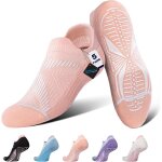 Tianyi - chaussettes pilates coolmax bambou semelles adhrentes femme, antidrapantes pour yoga, barre, ...