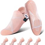 Tianyi - chaussettes pilates coolmax bambou semelles adhrentes femme, antidrapantes pour yoga, barre, ...