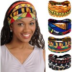 Tianyi - cheveux femme afrique serre tête 4 pcs foulard cheveux large bandana yoga headband bohème accessoire ... Tianyi - cheveux femme afrique serre tête 4 pcs foulard cheveux large bandana yoga headband bohème accessoire ...