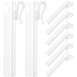 Tianyi - crochets de tringle a rideau 50pcs profondeur réglable pincement pli de verrouillage ruban de ... Tianyi - crochets de tringle a rideau 50pcs profondeur réglable pincement pli de verrouillage ruban de ...