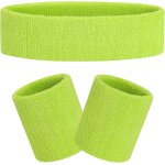 Tianyi - ensemble de bandeau de sport ensemble de bracelet de bande de sport bracelet en tissu eponge ...