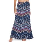 Tianyi - femmes et plage bohme elastique yoga maxi jupes taille haute longues tube jupe