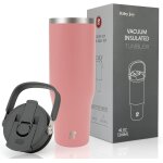 Tianyi - gourde isotherme 2. 0 - travel mug isotherme 1. 2l - gobelet avec paille poigne, thermos caf ...
