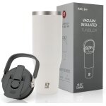 Tianyi - gourde isotherme 2. 0 - travel mug isotherme 1. 2l - gobelet avec paille poigne, thermos caf ...
