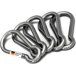 Tianyi - ® mousqueton 5 pack i 5mm xxs 120kg i fixation sûre et facile du sac de frappe, de la grille ... Tianyi - ® mousqueton 5 pack i 5mm xxs 120kg i fixation sûre et facile du sac de frappe, de la grille ...