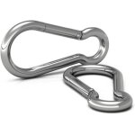 Tianyi - ® mousqueton double pack i 7mm s, 180kg i fixation sûre et facile du sac de frappe, de la grille ... Tianyi - ® mousqueton double pack i 7mm s, 180kg i fixation sûre et facile du sac de frappe, de la grille ...
