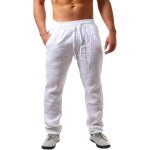 Tianyi - pantalon coton lin homme décontractés de plage léger eté casual yoga pants avec cordon elastique ... Tianyi - pantalon coton lin homme décontractés de plage léger eté casual yoga pants avec cordon elastique ...