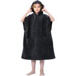 Tianyi - poncho de bain enfant poncho de plage microfibre a double poche serviette de plage enfant a ...