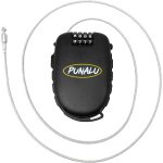 Tianyi - punalu antivol de ski compact et lger, avec code numrique a 4 chiffres, cble antivol avec ...