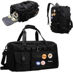 Tianyi - sac de sport homme femme, sac de voyage avec compartiment chaussures et humide, sacs d'entranement ...