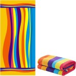 Tianyi - serviette de plage en microfibres 100x180cm drap de plage de bain grande taille et a séchage ... Tianyi - serviette de plage en microfibres 100x180cm drap de plage de bain grande taille et a séchage ...