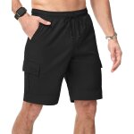 Tianyi - short homme coton chino shorts lger bermuda cargo avec 6 poches pantalon court de sport travail ...
