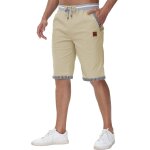 Tianyi - short homme coton d't cargo chino shorts casual sport cargo bermuda tennis pantalon court ...