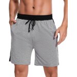 Tianyi - short sport homme coton bas de jogging pantalon pyjama short running ete lger shorts