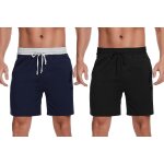 Tianyi - short sport homme coton bas de jogging pantalon pyjama short running ete lger shorts