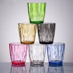 Tianyi - verres a eau, acrylique incassables empilables en plastique coloré verres a boire petits, pour ... Tianyi - verres a eau, acrylique incassables empilables en plastique coloré verres a boire petits, pour ...