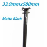 Tige de selle en fiber de carbone ultralégère, tube de selle de vélo pliant 33. 9, 580x412mm Tige de selle en fiber de carbone ultralégère, tube de selle de vélo pliant 33. 9, 580x412mm