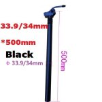 Tige de selle de vlo electrique pliable, 31. 8mm 33. 9mm 34mm * 500mm, vlo pliant