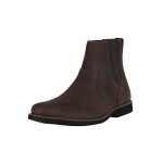 Timberland pour des hommes bottines chelsea en cuir woodhull, marron - 46 - 40 - 45 1 / 2